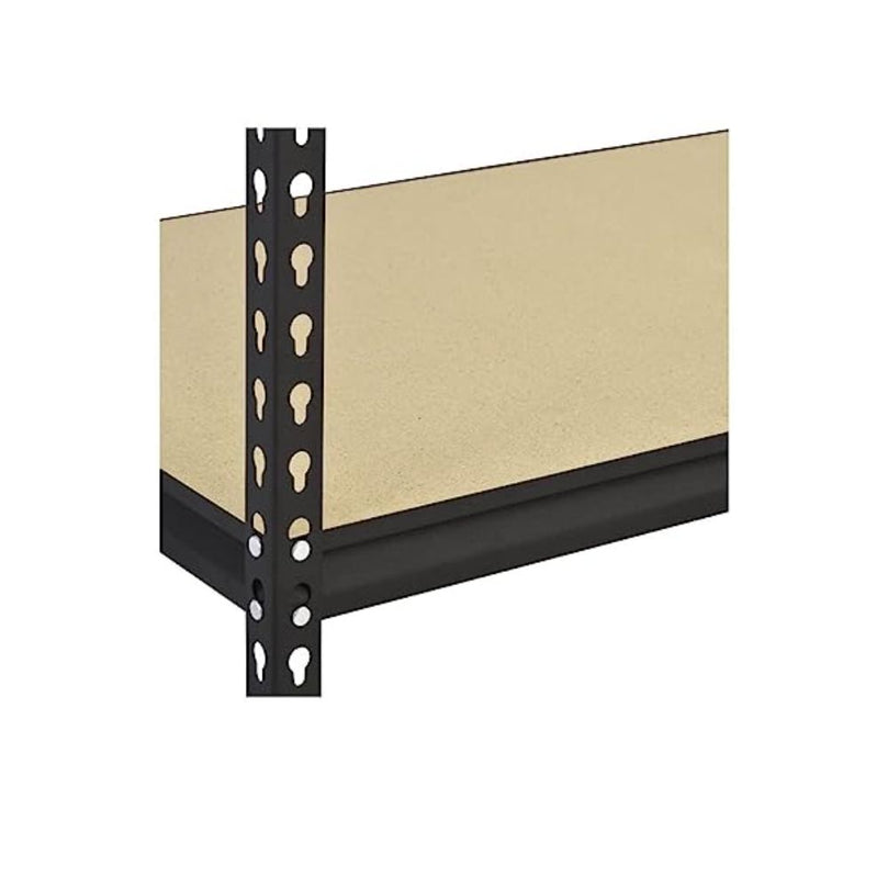 FIT-RIGHT BOLTLESS RACKS 900MM (36") HT X 900MM (36") WIDE X 375MM (15") DEEP 3 LEVELS LOAD CAPACITY OF 100 KGS PER LEVEL, POWDER COATED BLACK